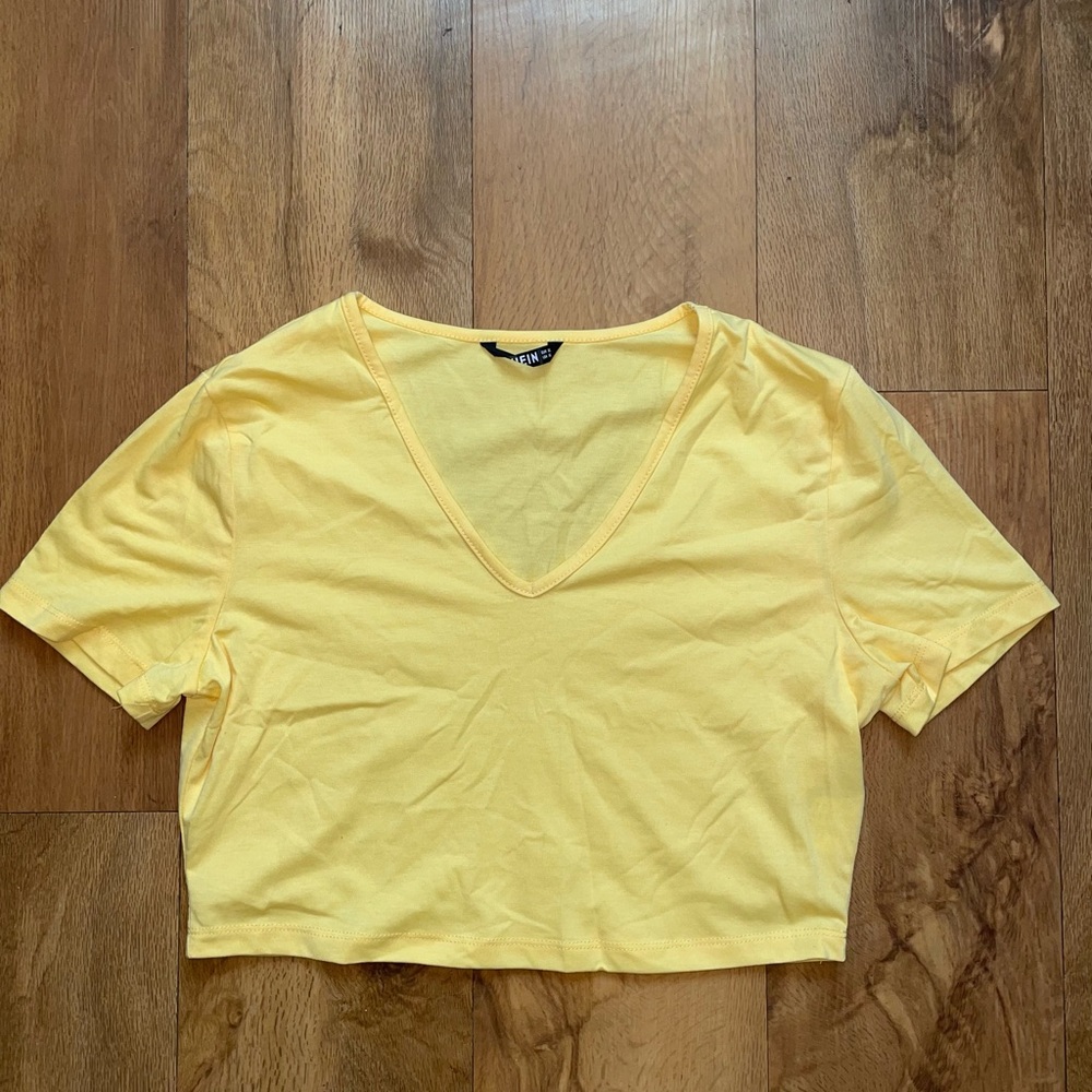 Yellow Crop Top